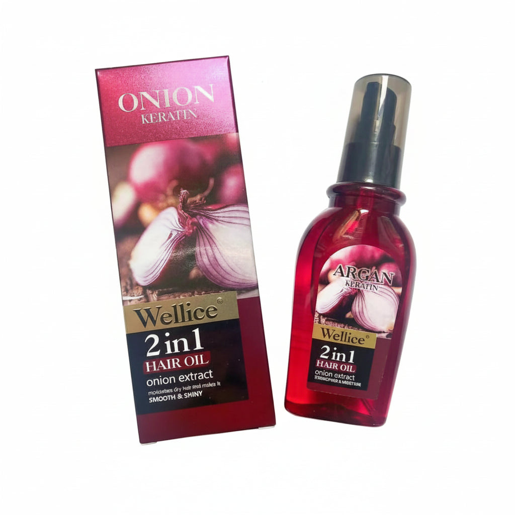 Wellice Onion Keratin 2in1 Hair Oil Onion Extract