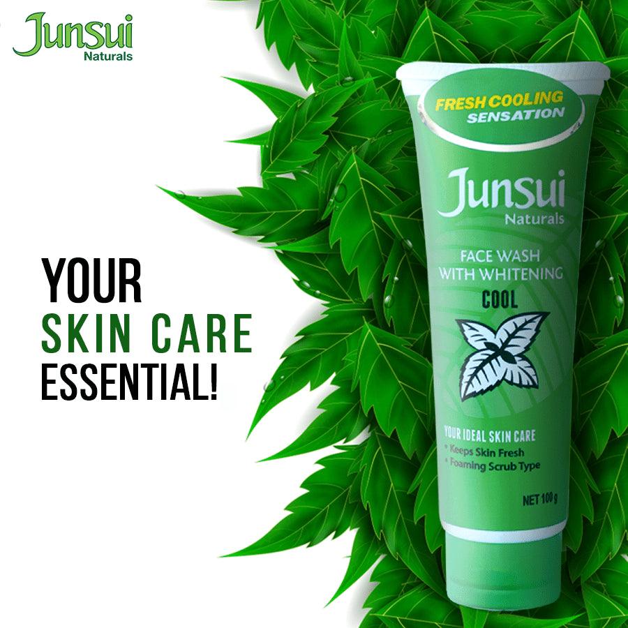 Junsui Face Wash with Whitening Cool - 100g