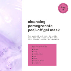 Freeman Revitalizing Pomegranate Peel-Off Gel Mask 75ml