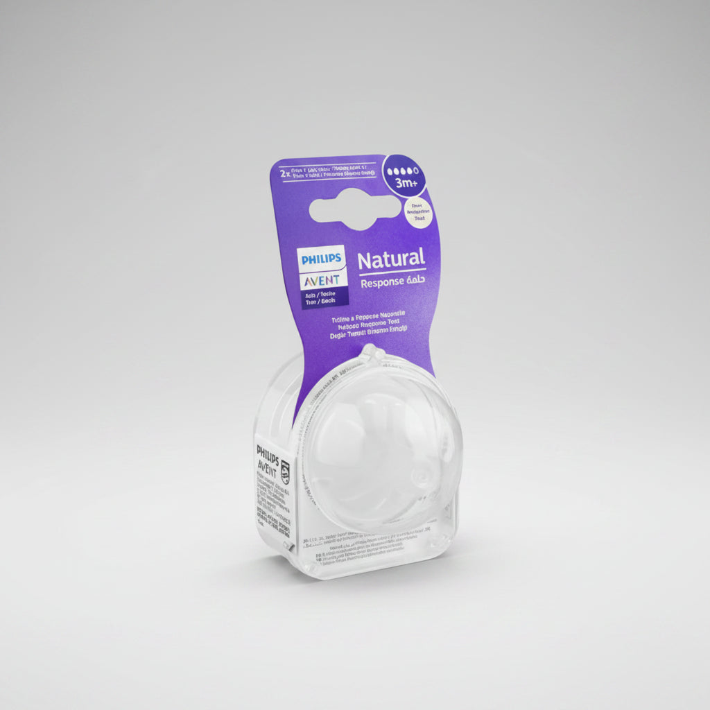 Philips Avent Natural Response 3m+ Nipple Pack of 2