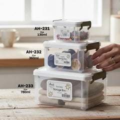3Pcs Set Multi Purpose Stackable Storage Box Organizer