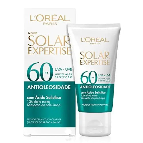 Loreal Paris Protetor Solar Facial Antioleosidade SPF 60 Solar Expertise 75ml