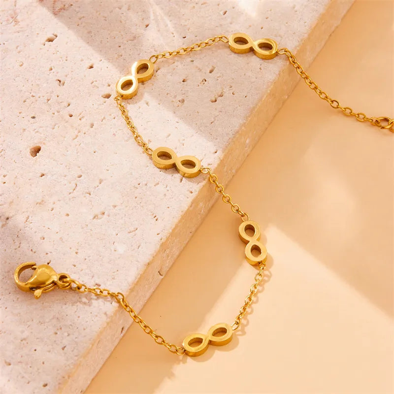 Stainless Steel Eternity Bracelet For Women - Each