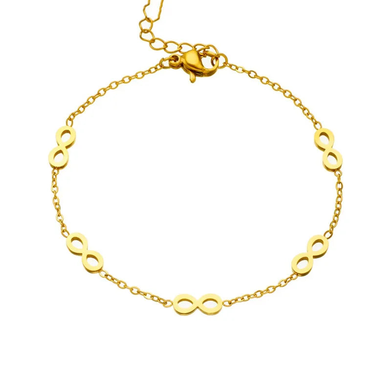 Stainless Steel Eternity Bracelet For Women - Each