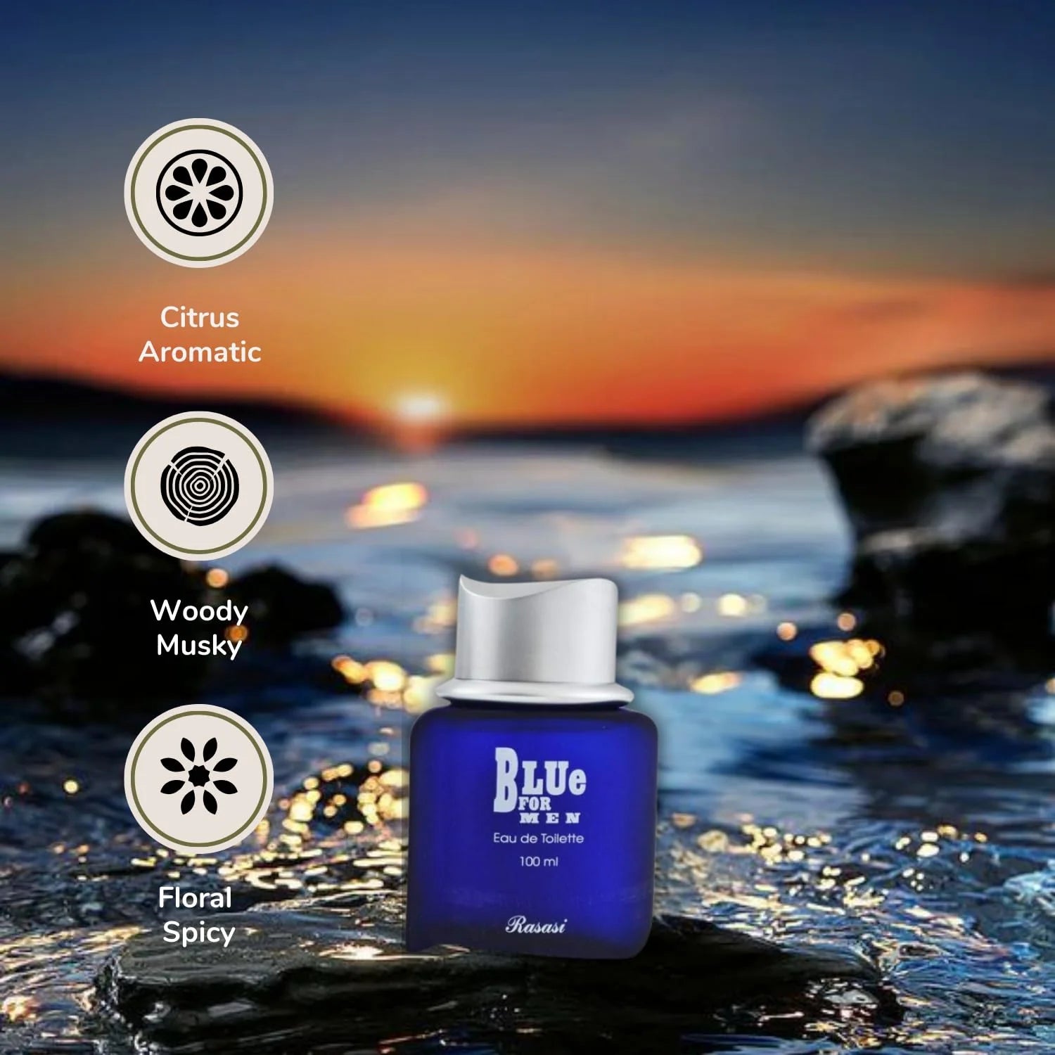 Rasasi Blue For Men Perfume 100ml