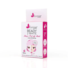 Cutish Ready 2 White Magic Peel off Mask - 6 Pcs
