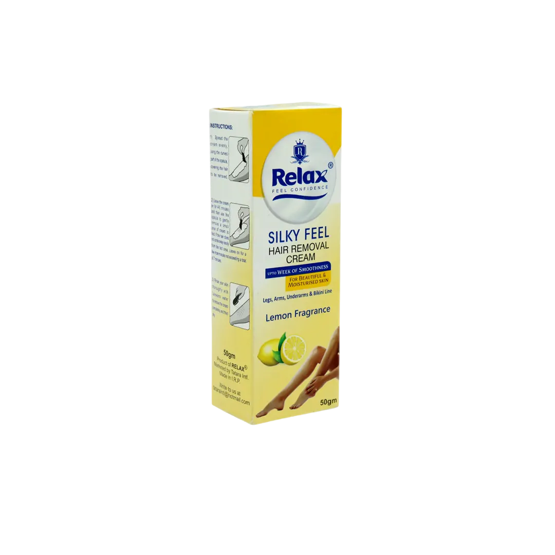 Relax Silky Feel Lemon Hair Removing Cream - 50g