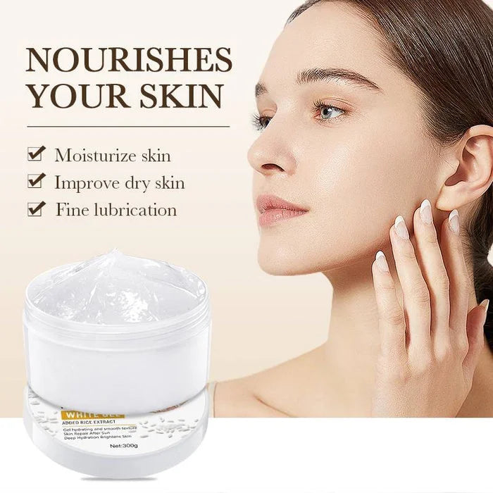 Bio Aqua Rice Raw Pulp White Gel Moisturizing Brightening Gel - 300g