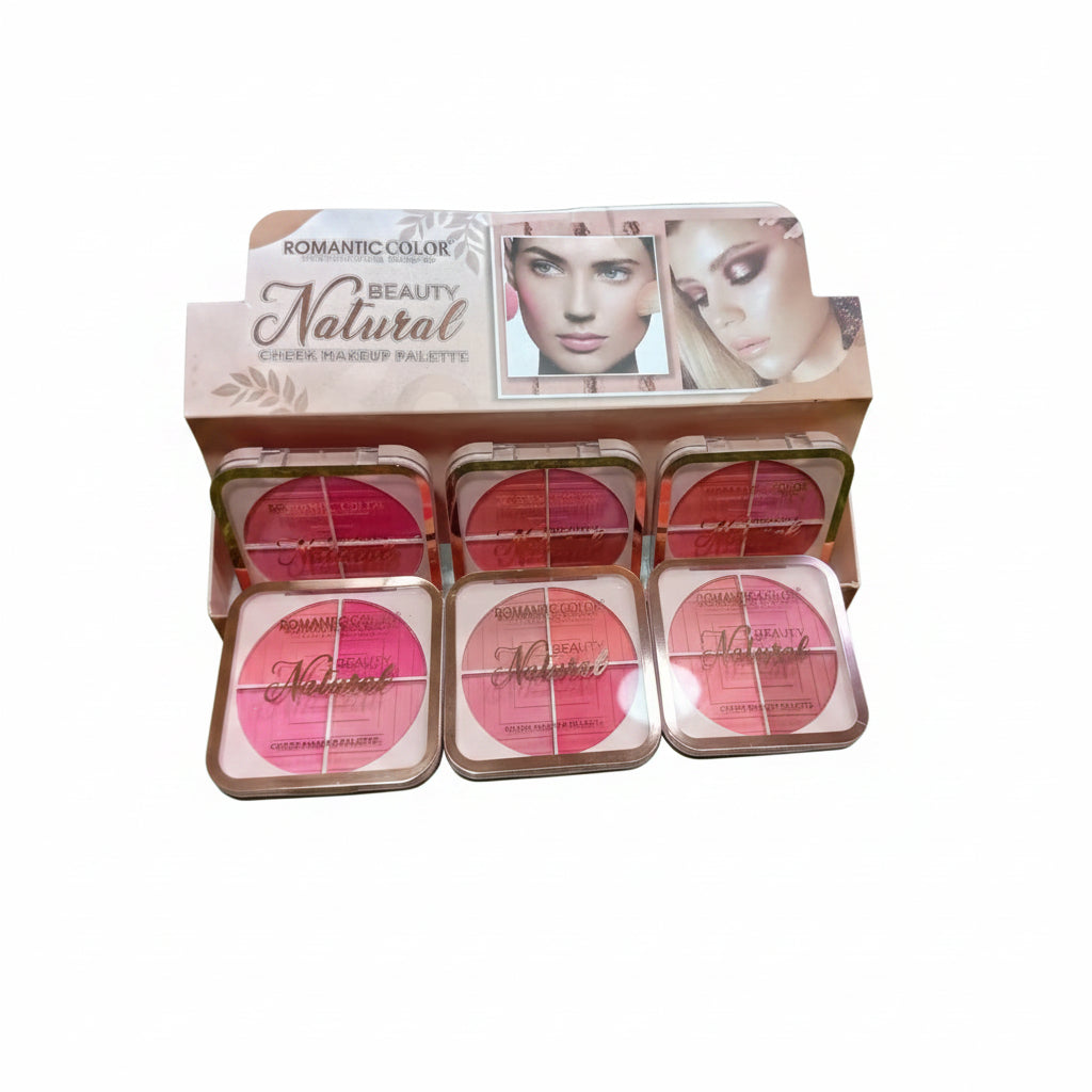 Romantic color 4 in 1 blushon Palette Each