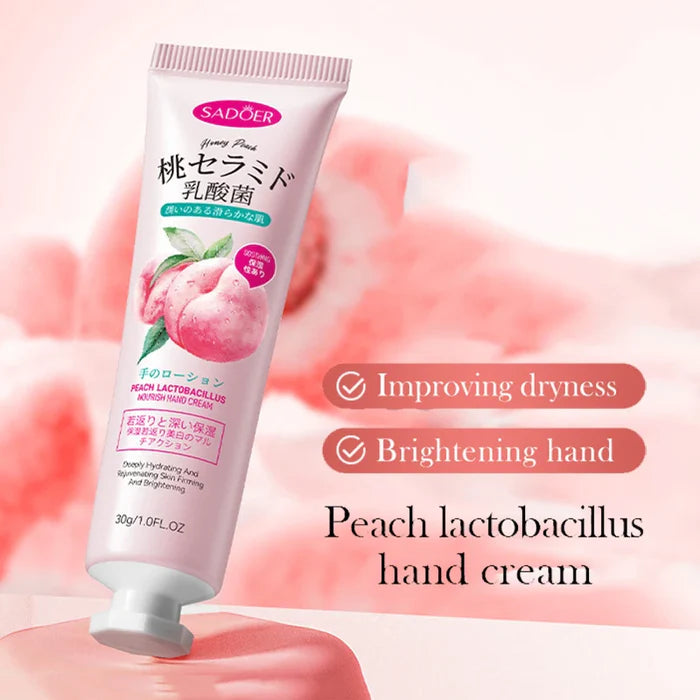 SADOER Peach Lactobacillus Hand Cream - 30gm