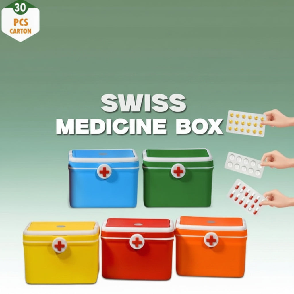 Multipurpose First Aid Box & Medicine Organizer