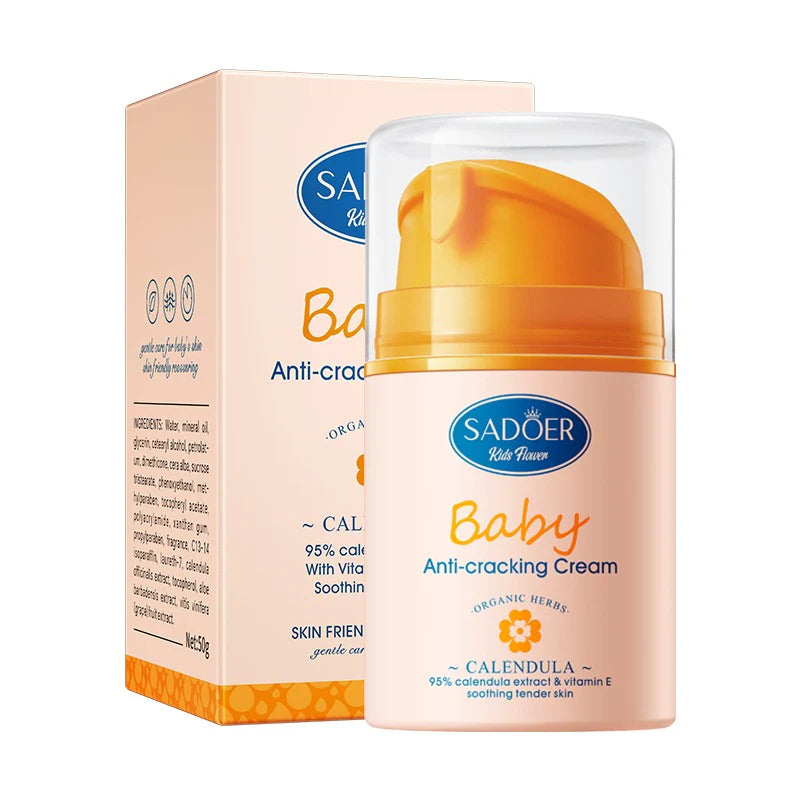 SADOER Baby Calendula Vitamin E Gentle Soothing Anti-Repair Cream - 50g