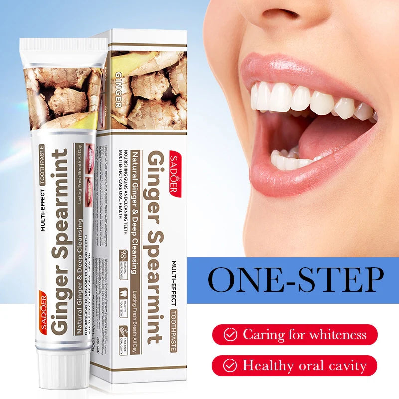 SADOER Ginger Spearmint Multi-Effect Toothpaste Oral Care - 100g