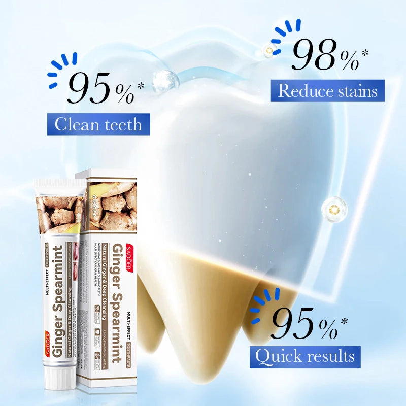 SADOER Ginger Spearmint Multi-Effect Toothpaste Oral Care - 100g