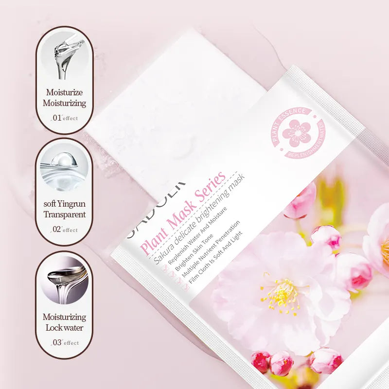 SADOER Sakura Delicate Brightening Face Sheet Mask - 25g