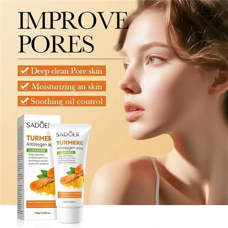 SADOER Turmeric AntiOxygen Acne Facial Cleanser - 100g