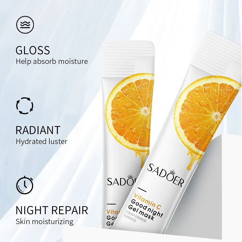SADOER Vitamin C Good Night Sleeping Gel Mask - 20Pcs