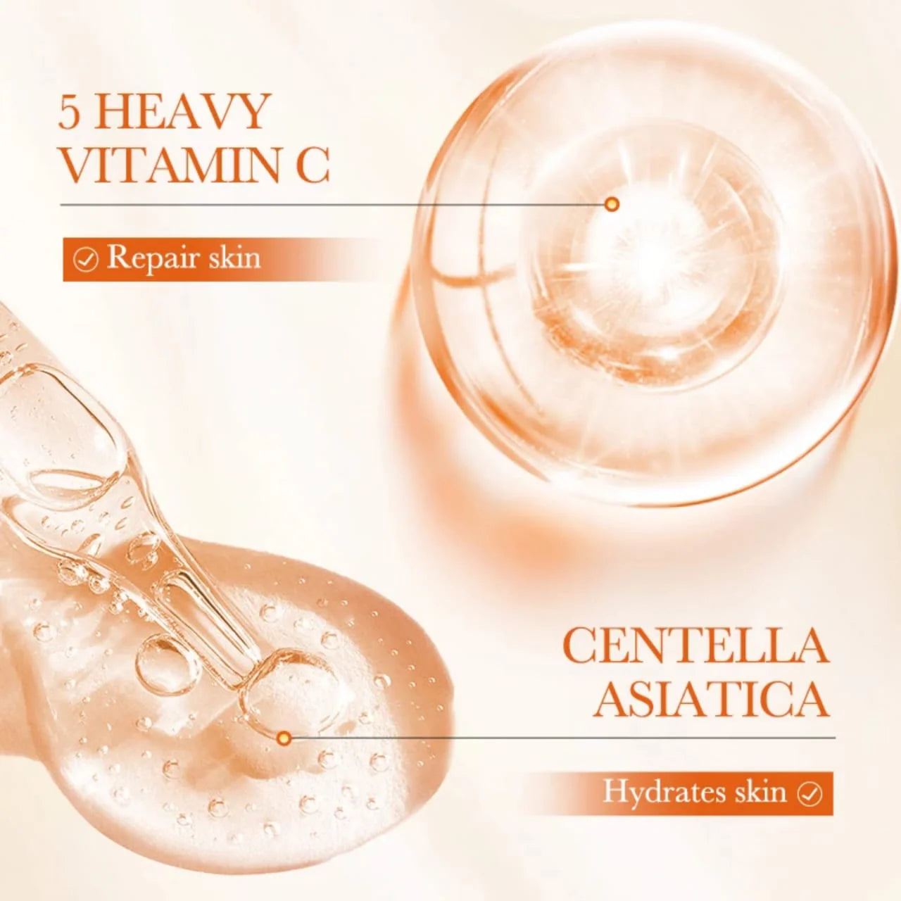 SADOER Vitamin C Whitening Multi Effect Repair Serum Moisturizing Serum - 30ml