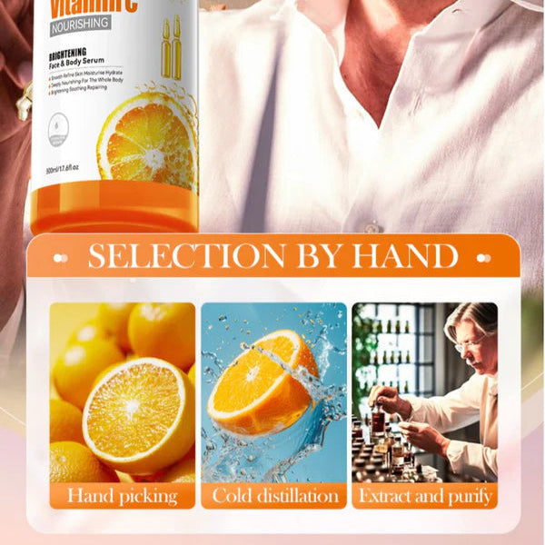 SADOER Vitamin C Smooth Skin Face & Body Serum - 500ml