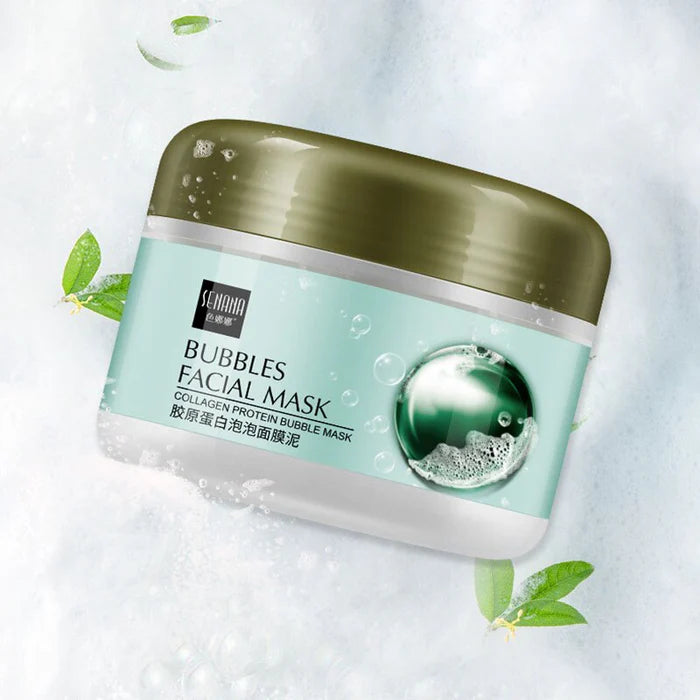 SENANA Collagen Bubble Hydrating Moisturizing Face Mud Mask - 100g
