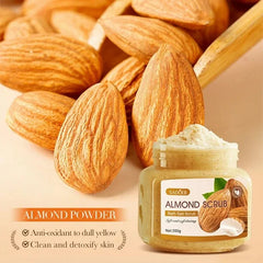 Sadoer Almond Scrub Soft And Exfoliating Bath Salt Scrub - 350g