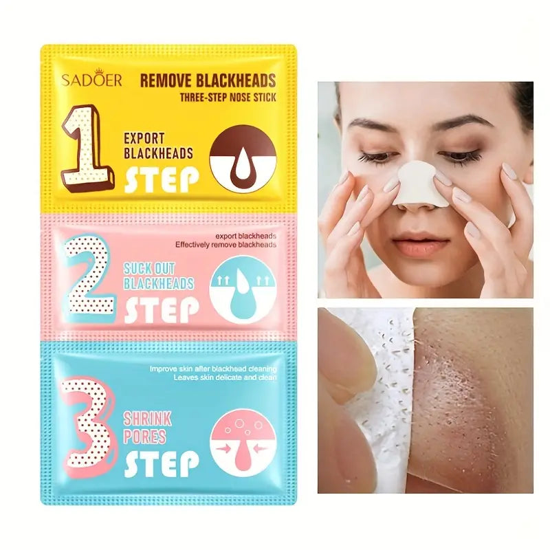 Sadoer Blackheads Remover Three - Step Nose Stick - 7g