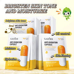 Sadoer Vitamin C Anti Oxidation Capsule Facial Sheet Mask