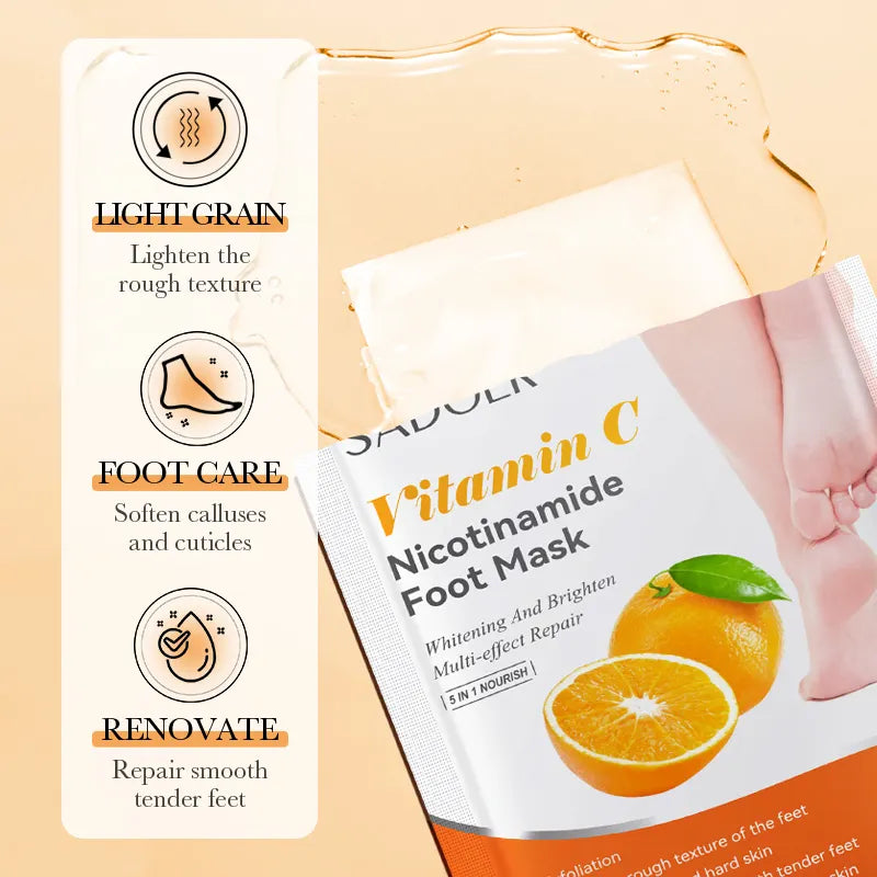 Sadoer Vitamin C Nicotinamide Moisturizing Foot Mask 35g