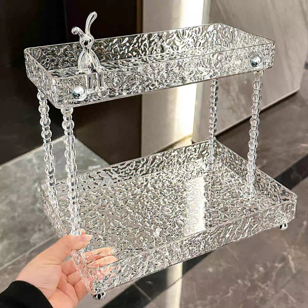 Acrylic 2 Layer Counter Organizer