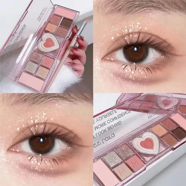 Miss Lara Eyeshadow Palette Shiny - 12 Colors