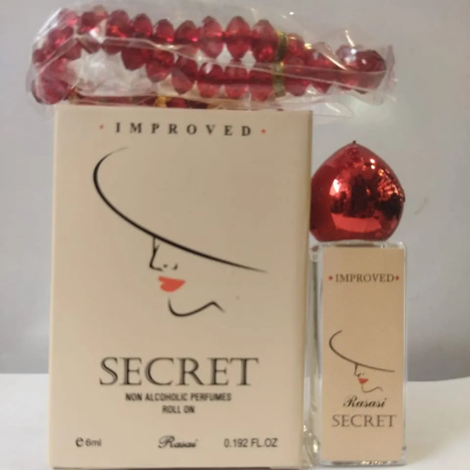 Secret By Rasasi Attar with Tasbeeh - 6ml
