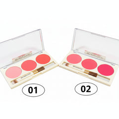 Seven Cool Blusher Palette - 3 Colors
