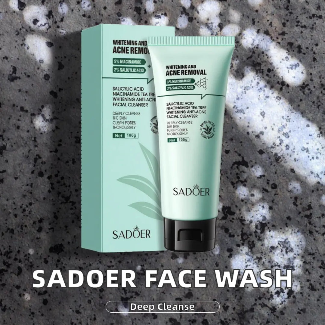 Sadoer Whitening and Acne Removal facial cleanser - 100g