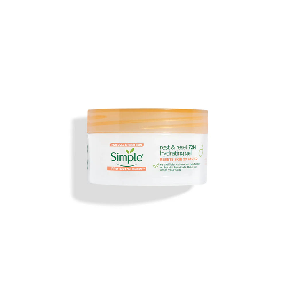 Simple Protect N Glow Rest & Reset 72h Hydrating Gel for Dull & Tired Skin - 50ml
