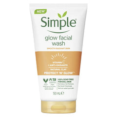 Simple Protect 'N' Glow (Vitamin C + Antioxidants) Glow Facial Wash – 150ml