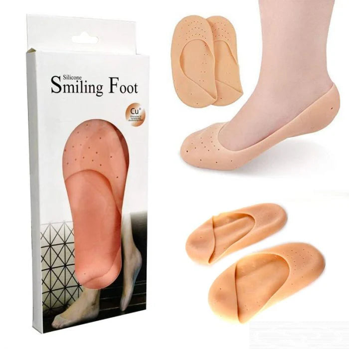 Smiling Foot Full Length Silicone Protector Moisturizing Socks