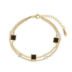 Stainless Steel Coating And Resin Inlay, Cuban Link Chain - Each
