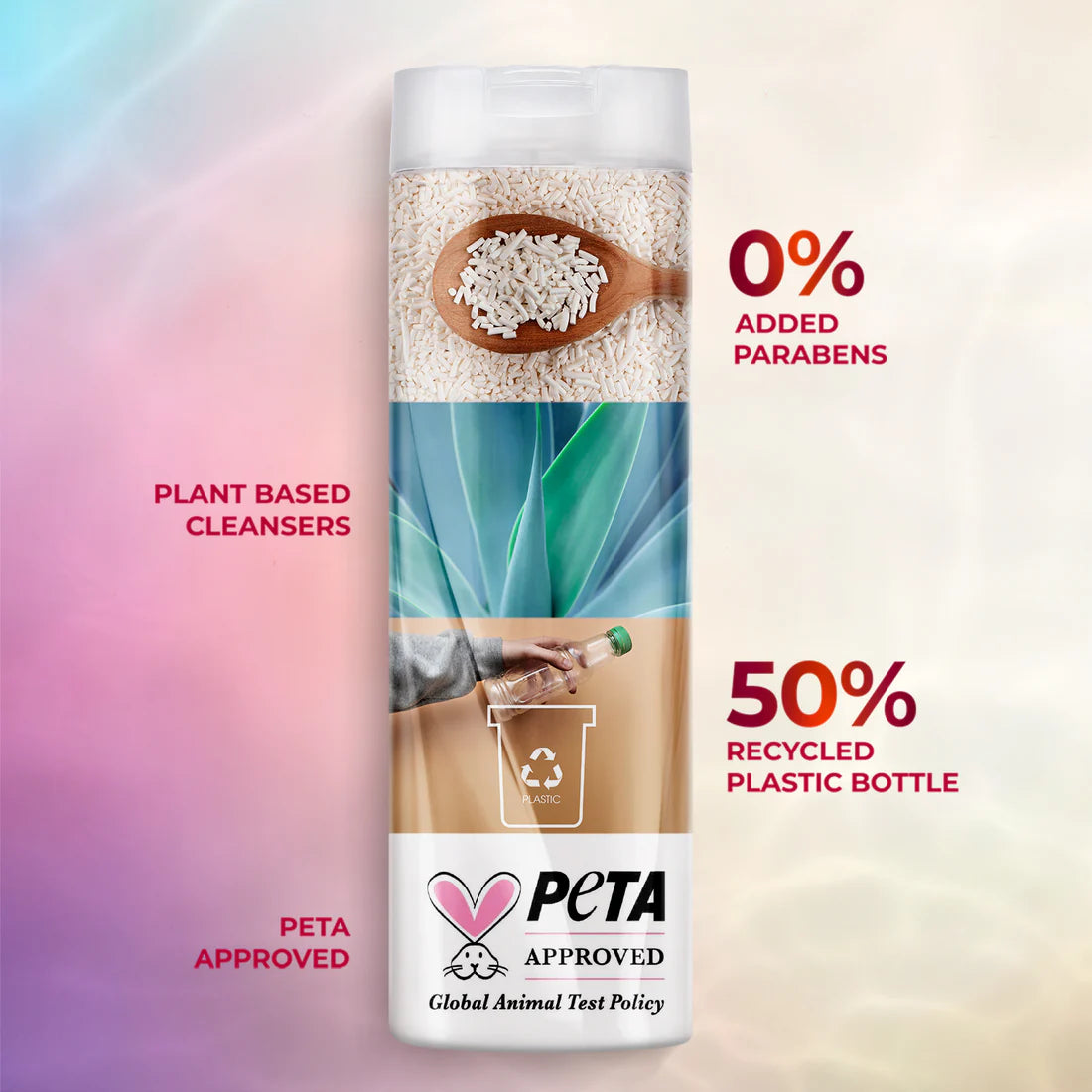 Sunsilk - Oil Blends Coconut Oil & Aloe Vera Shampoo - 380Ml