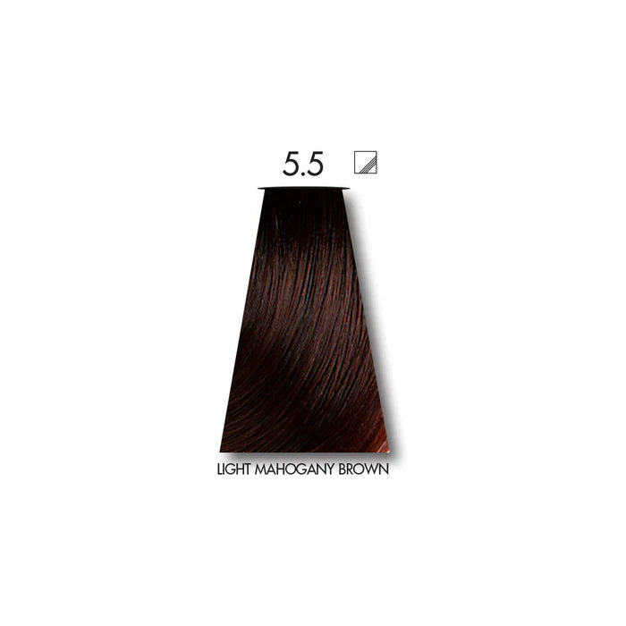Keune Tinta Light Mahogany Brown 5.5 with Keune Developer 20 Volume - 60 ml