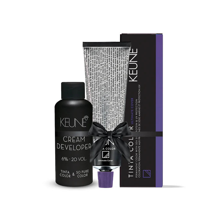 Keune Ultimate Cover DARK BLONDE 6.00 with Keune Developer 20 Volume - 60 ml