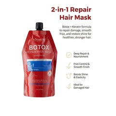 KORMESIC BOTOX Keratin Hair Mask 2-in-1  Repair Treatment - 350g