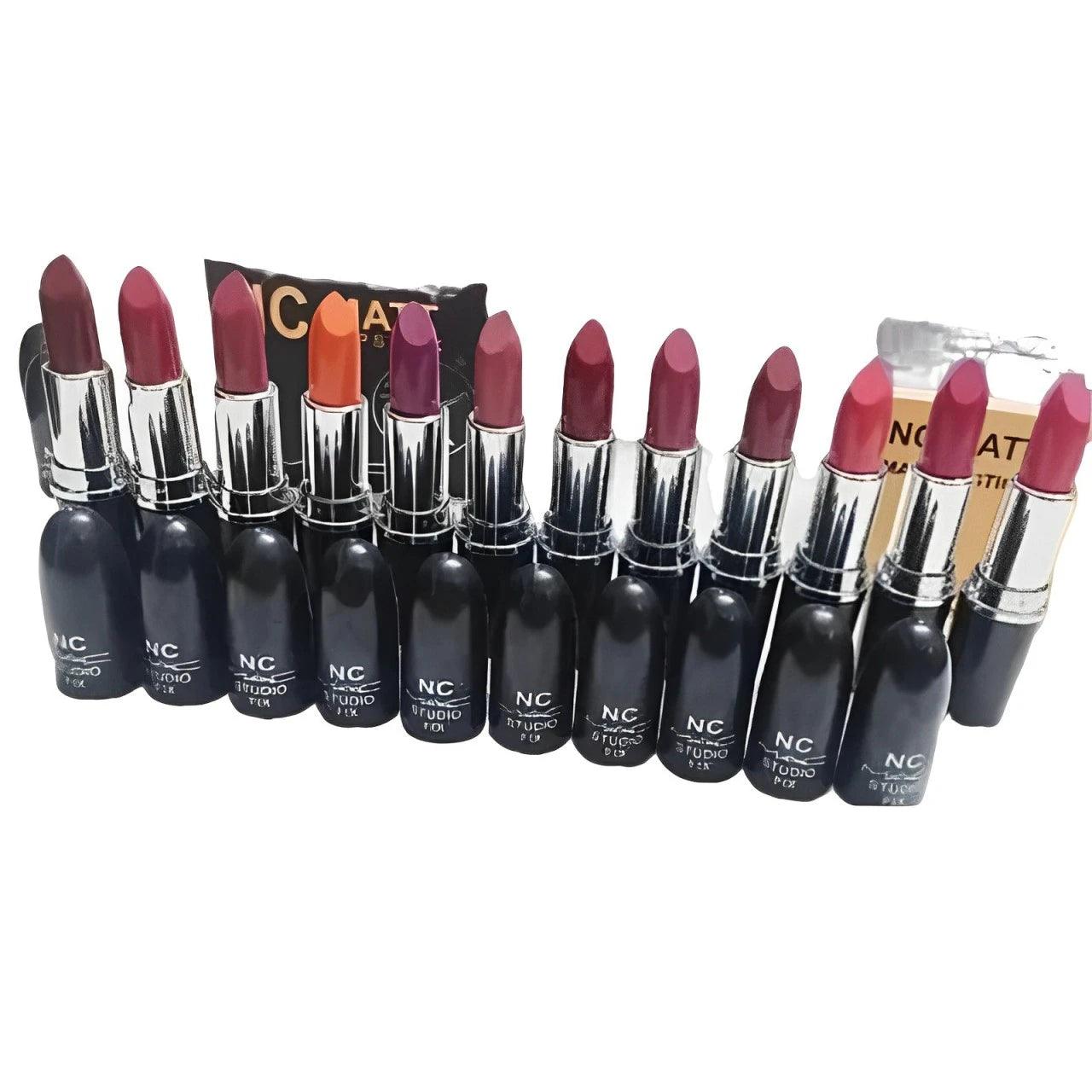 High Quality NC Mac Lipsticks - 12PCS