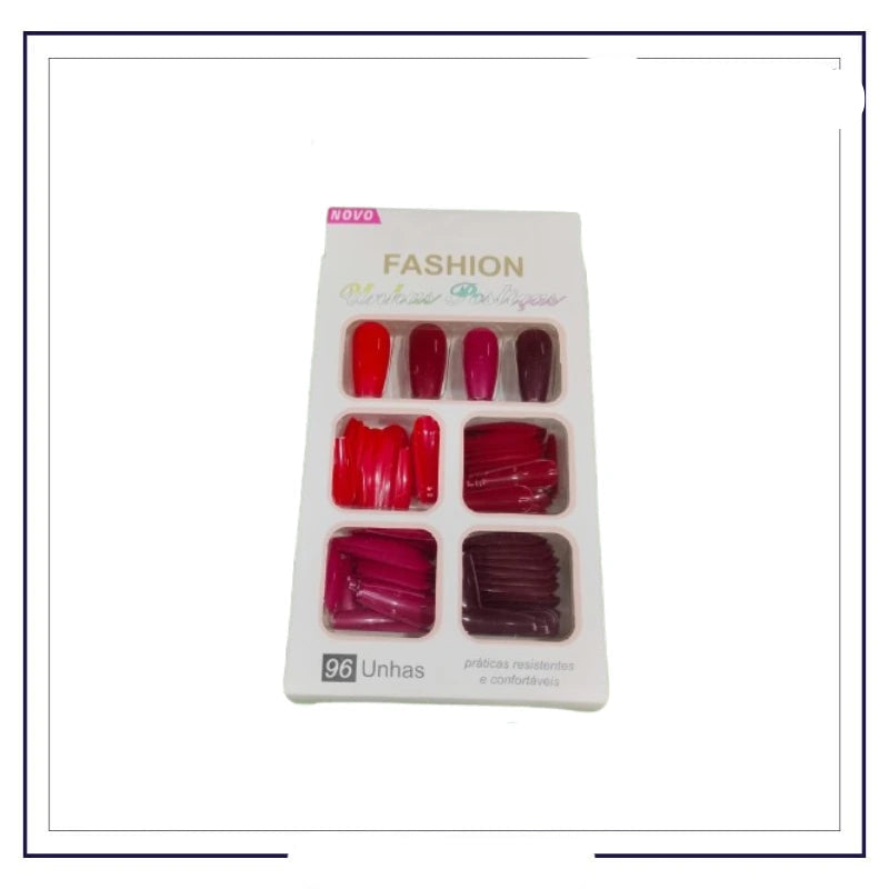 Fashion Artificial Nails - 96 pcs