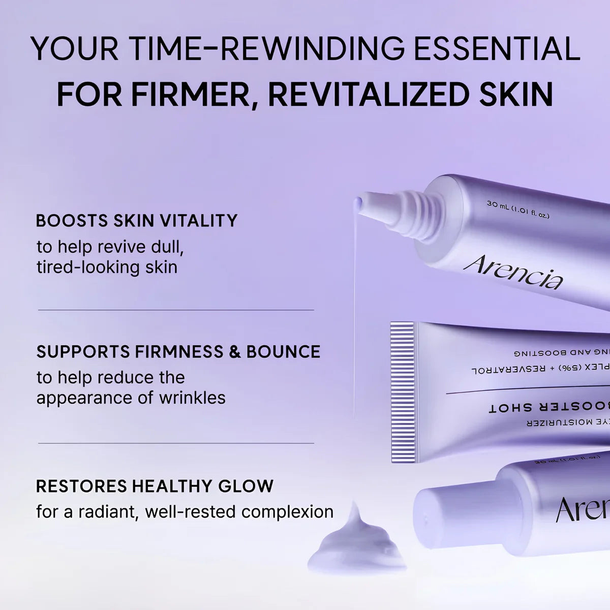 Arencia NAD+ Booster Shot Face & Eye Moisturizer - 30ml