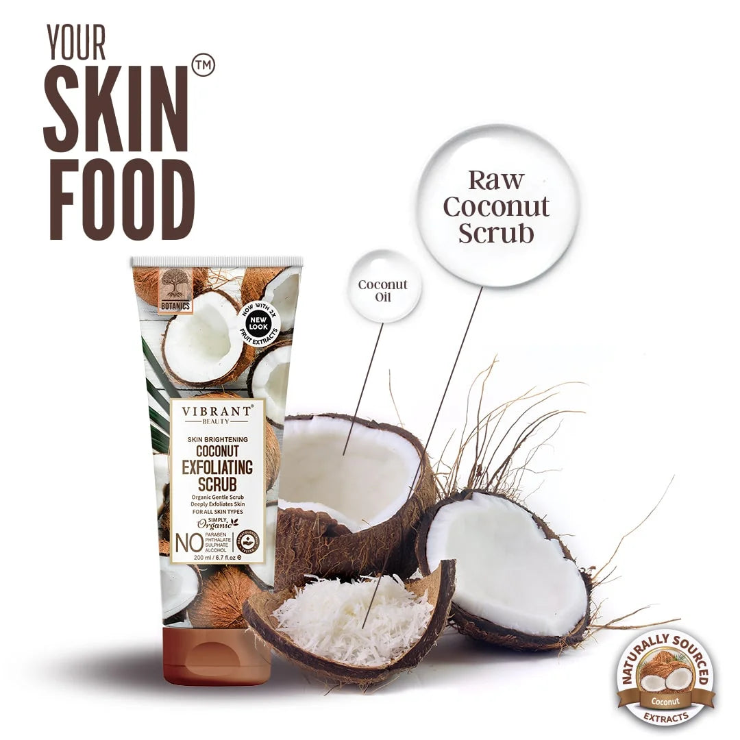 Vibrant Beauty Coconut Exfoliating Scrub - 200ml