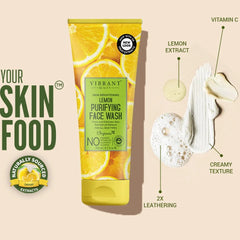 Vibrant Beauty Lemon Purifying Face Wash - 200ml