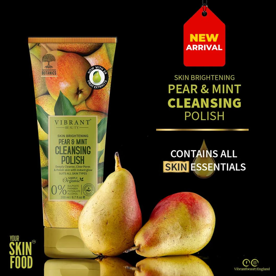 Vibrant Beauty Pear & Mint Cleansing Polish - 200ml