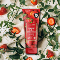 Vibrant Beauty Strawberry 3in1 Scrub-Mask-Wash - 200ml