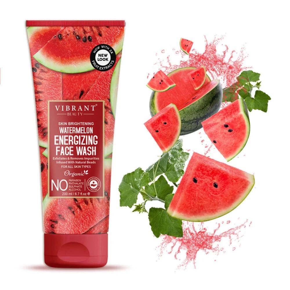 Vibrant Beauty Brightening Watermelon Exfoliating Face Wash - 100ml