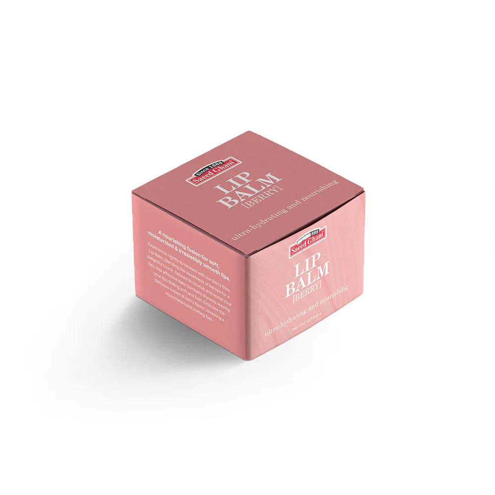 Saeed Ghani Ultra Hydrating & Nourishing Lip Balm – Berry